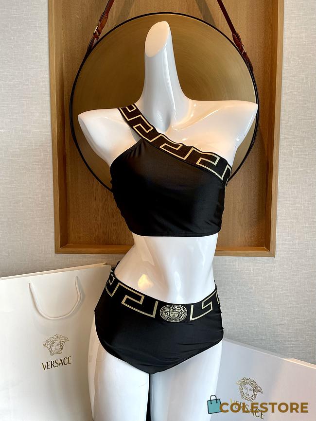 Colestore Versace Greca Border Bikini Top & Bikini Bottom - 1