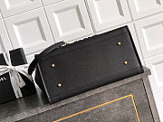 Colestore Chanel Large Shopping Bag   Canvas & Gold-colored Metal  Black  30 x 50 x 22cm - 5
