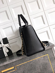 Colestore Chanel Large Shopping Bag   Canvas & Gold-colored Metal  Black  30 x 50 x 22cm - 2