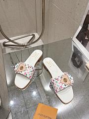Colestore  Louis Vuitton LV x TM LV Frame Flat Mule White - 5
