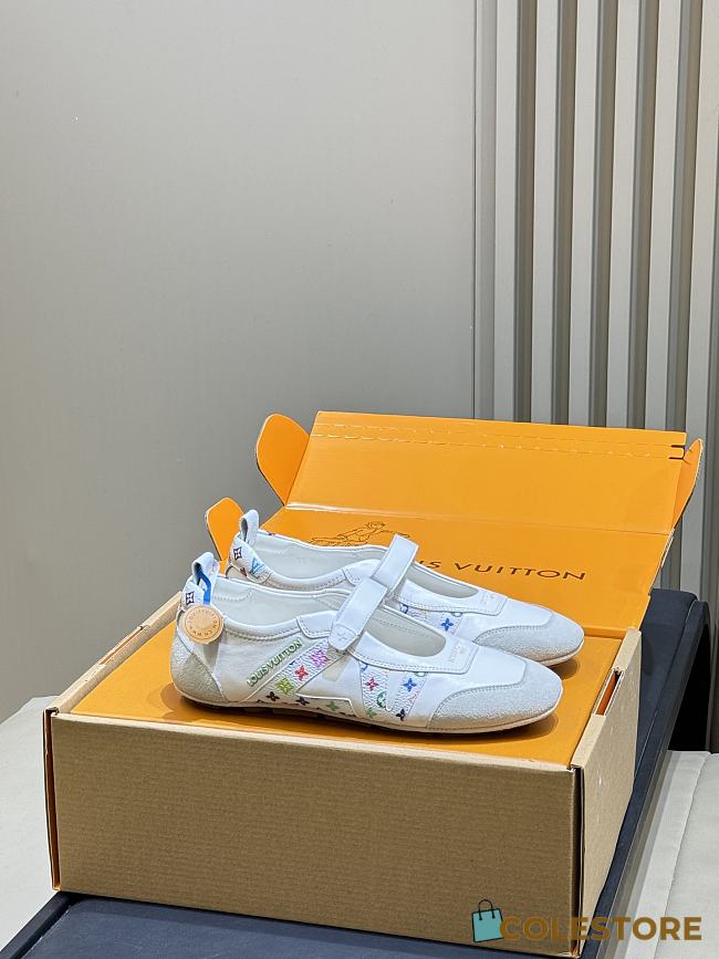 Colestore  Louis Vuitton LV x TM  Sneakerina Mary Jane White - 1