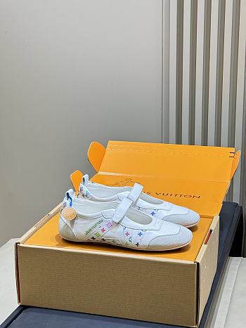 Colestore  Louis Vuitton LV x TM  Sneakerina Mary Jane White