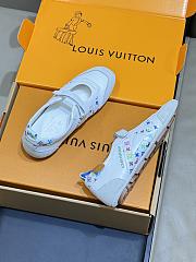 Colestore  Louis Vuitton LV x TM  Sneakerina Mary Jane White - 3