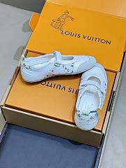 Colestore  Louis Vuitton LV x TM  Sneakerina Mary Jane White - 4