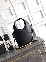 Colestore Chanel Small shopping bag   Calfskin and Gold-Plated Metal  Black  27.5 x 21 x 10cm - 6