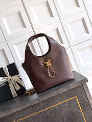 Colestore Chanel Small shopping bag   Calfskin and Gold-Plated Metal  Dark Brown  27.5 x 21 x 10cm - 1