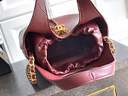 Colestore Chanel Small shopping bag   Calfskin and Gold-Plated Metal  Burgundy 27.5 x 21 x 10cm - 3