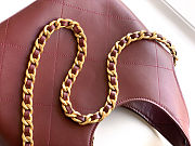 Colestore Chanel Small shopping bag   Calfskin and Gold-Plated Metal  Burgundy 27.5 x 21 x 10cm - 2