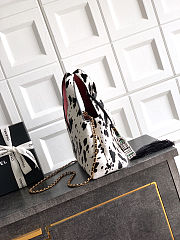 Colestore Chanel Cow Print CC Tote Bag 32×32×11cm - 6