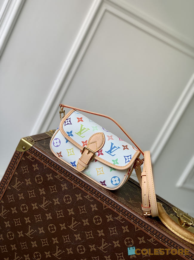 Colestore Louis Vuitton Nano Diane White Multicolored 10.5 x 6 x 19cm - 1