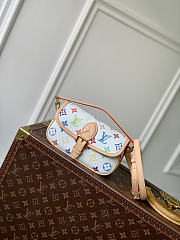Colestore Louis Vuitton Nano Diane White Multicolored 10.5 x 6 x 19cm - 1