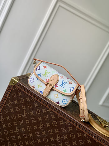 Colestore Louis Vuitton Nano Diane White Multicolored 10.5 x 6 x 19cm