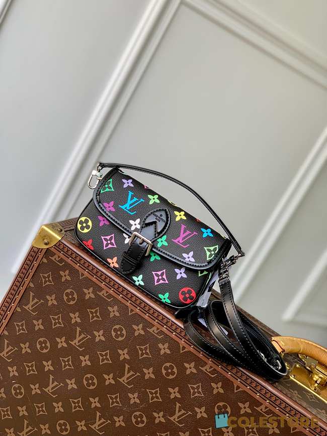 Colestore Louis Vuitton Nano Diane Black Multicolored 10.5 x 6 x 19cm - 1