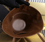 Colestore  Dolce & Gabbana Capri coffa bag in calfskin in Brown 18x15x13cm - 5