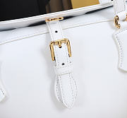 Colestore  Dolce & Gabbana Capri coffa bag in calfskin in White 18x15x13cm - 3