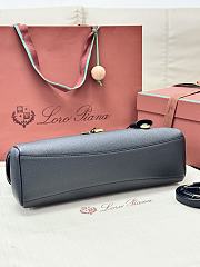Colestore  Loro Piana Extra Softy Bag L33 Calfskin Black/Sun Gold 33 x 14 x 9cm - 4