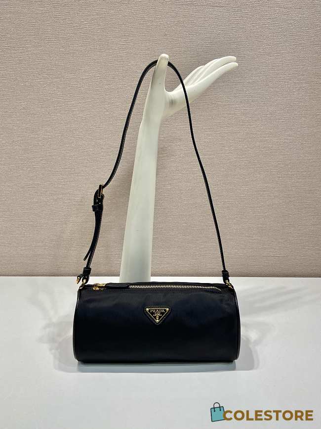 Colestore  Prada Black Re-nylon Pouch 22x9x7.5cm - 1