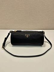 Colestore  Prada Black Re-nylon Pouch 22x9x7.5cm - 4
