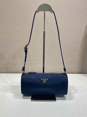 	 Colestore Prada Baltic Blue Re-nylon Pouch 22x9x7.5cm