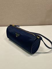 	 Colestore Prada Baltic Blue Re-nylon Pouch 22x9x7.5cm - 2