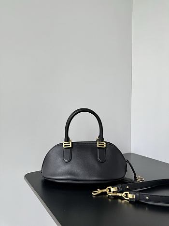 Colestore  Balenciaga Bolero Bowling Bag Mini Black 30x13.5x10cm