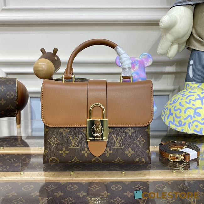 Colestore Louis Vuitton Locky BB Monogram Brown 20x16x7.5cm - 1