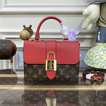 Colestore Louis Vuitton Locky BB Monogram Red 20x16x7.5cm