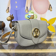 Colestore Louis Vuitton Microchipped Grey Soft Pont 9 PM 25x17.5x8cm - 4