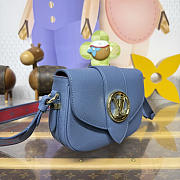 Colestore Louis Vuitton Microchipped Blue Soft Pont 9 PM 25x17.5x8cm - 4
