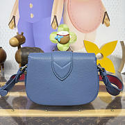 Colestore Louis Vuitton Microchipped Blue Soft Pont 9 PM 25x17.5x8cm - 5