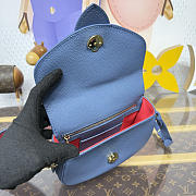 Colestore Louis Vuitton Microchipped Blue Soft Pont 9 PM 25x17.5x8cm - 3