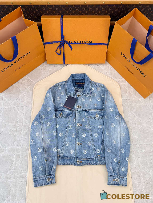 Colestore  Louis Vuitton LV Ski Sequin Signature Denim Jacket  - 1