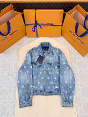 Colestore  Louis Vuitton LV Ski Sequin Signature Denim Jacket  - 1