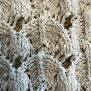 Colestore Miu Miu Crochet Mini Skirt in Beige - 6