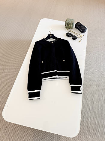 Colestore Chanel Jacket Knit, Black & White