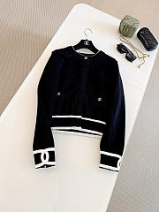 Colestore Chanel Jacket Knit, Black & White - 5