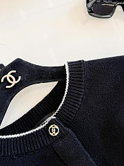 Colestore Chanel Jacket Knit, Black & White - 2
