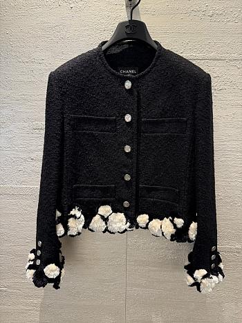 Colestore Chanel Jacket   Cotton & Synthetic Fibers  Black & White