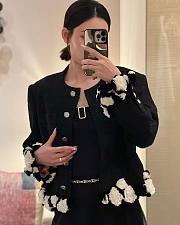 Colestore Chanel Jacket   Cotton & Synthetic Fibers  Black & White - 6