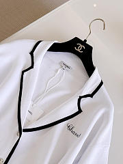 Colestore Jacket   Silk  White & Black - 5