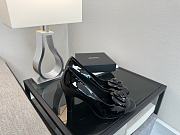 Colestore Chanel Camellia Patent Leather Pumps with CC Logo Black - 2
