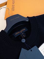 Colestore  Louis Vuitton Openwork Striped Knit Top Black - 5