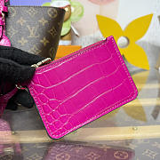 Colestore Louis Vuitton LV All In BB Monogram/Exotic Crocodile Fuchsia 16x18x12cm - 6