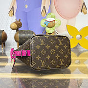 Colestore Louis Vuitton LV All In BB Monogram/Exotic Crocodile Fuchsia 16x18x12cm - 3