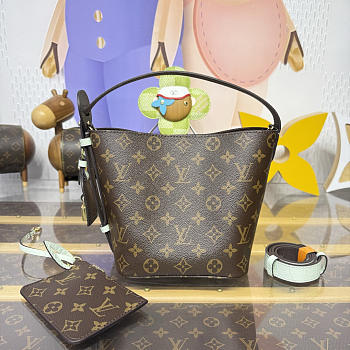 Colestore Louis Vuitton LV All In BB Monogram/Exotic Crocodile Mint 16x18x12cm
