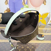 Colestore Louis Vuitton LV All In BB Monogram/Exotic Crocodile Mint 16x18x12cm - 6