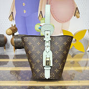 Colestore Louis Vuitton LV All In BB Monogram/Exotic Crocodile Mint 16x18x12cm - 3