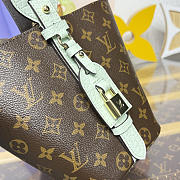 Colestore Louis Vuitton LV All In BB Monogram/Exotic Crocodile Mint 16x18x12cm - 2