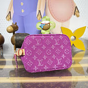 Colestore  Louis Vuitton All In BB Monogram Denim Fuchsia 16x18x12cm - 4