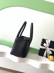 Colestore Chanel Cerf Tote Bag Grained Calfskin Black 17.5x32x13cm - 2